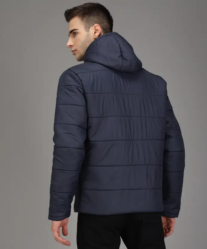 Men Solid Quilted Jacket - Image 5