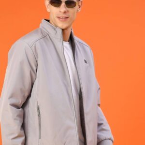 Men Solid Casual Jacket